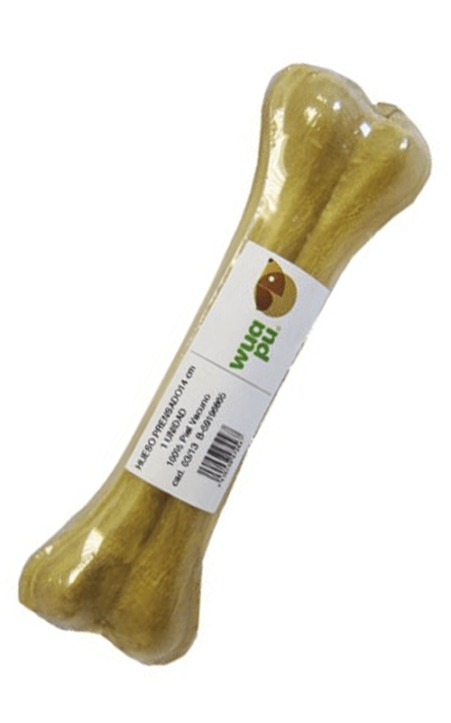 WUAPU Hueso prensado para Perros 14 cm